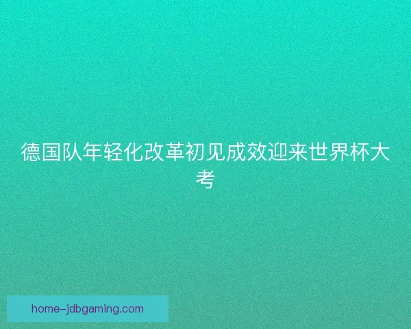 德国队年轻化改革初见成效迎来世界杯大考